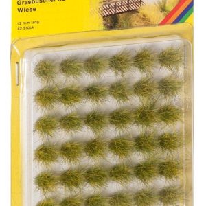 Grass Tufts XL “Meadow” 42 pieces 12 mm, Noch 7027