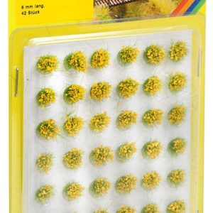Çiçek Öbekleri Yeşil 6 mm. 42 Adet Diorama Malzemesi, Noch 7036