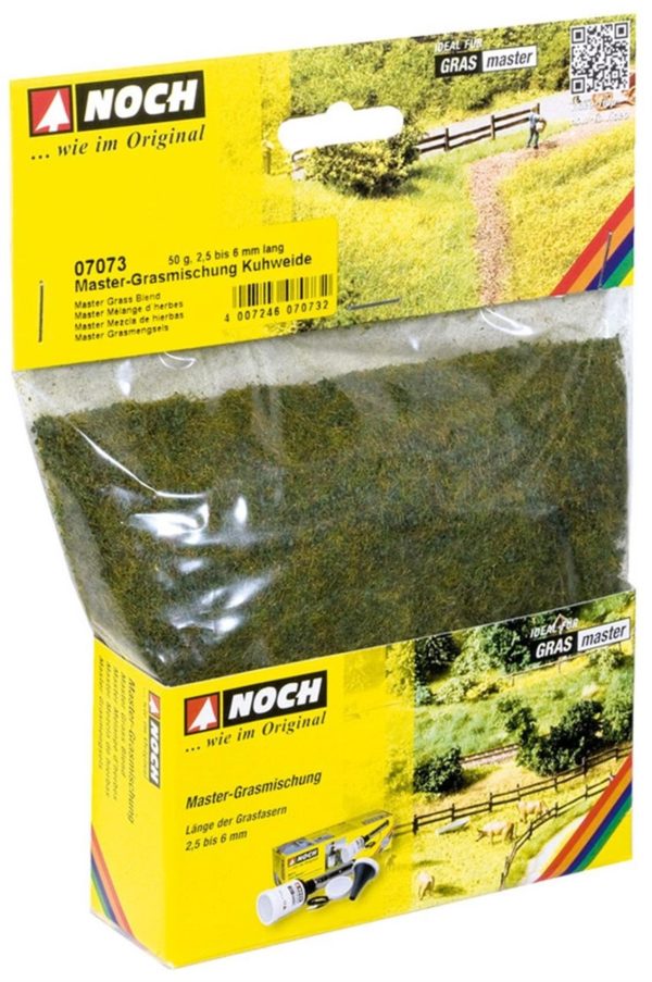Statik Çim Mera Çayırları Karışımı 2.5-6.0 mm. 50 Gram Diorama Malzemesi, Noch 7073 - Görsel 2