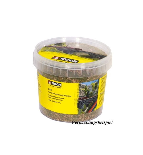 Statik Çim Yaz Çayırları Karışımı 2.5-6.0 mm. 100 Gram Diorama Malzemesi, Noch 7076 - Görsel 2