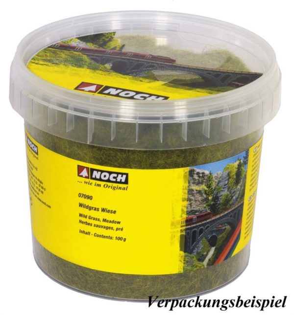 Yabani Otlar Çayır Yeşili 12 mm 80 Gram Diorama Malzemesi, Noch 7095 - Görsel 3