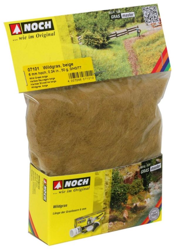 Yabani Otlar Bej 6 mm 50 Gram Diorama Malzemesi, Noch 7101 - Görsel 2