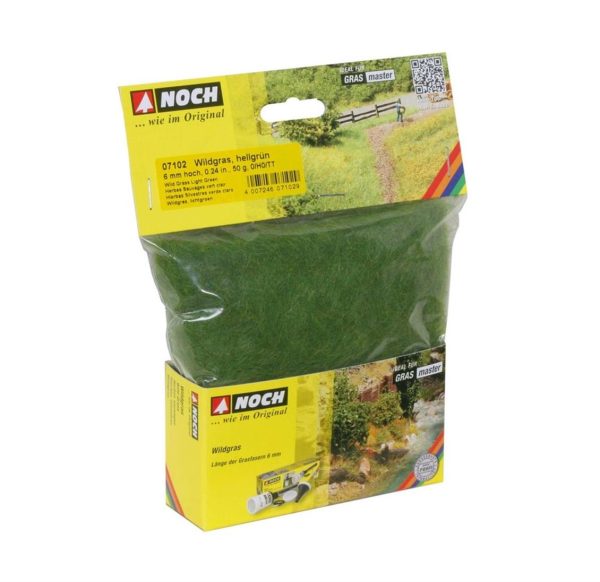 Yabani Otlar Açık Yeşil 6 mm 50 Gram Diorama Malzemesi, Noch 7102 - Görsel 2