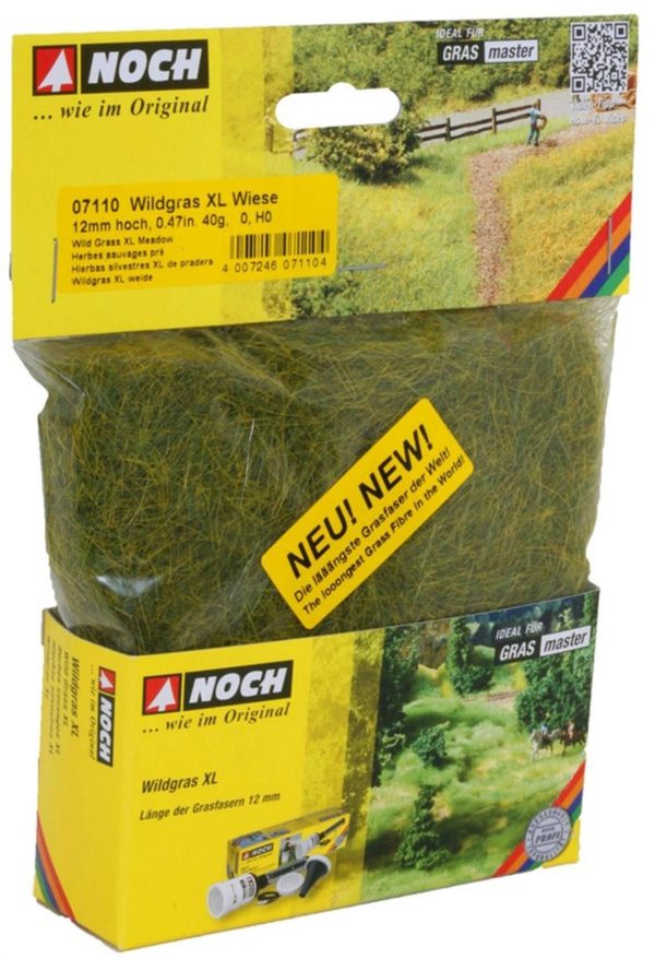 Yabani Otlar Çayır Yeşili 12 mm 40 Gram Diorama Malzemesi, Noch 7110 - Görsel 2