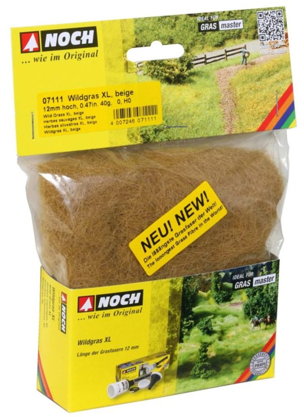 Yabani Otlar Bej 12 mm 40 Gram Diorama Malzemesi, Noch 7111 - Görsel 2