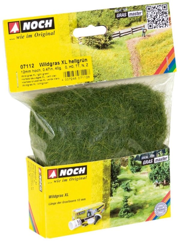 Yabani Otlar Açık Yeşil 12 mm 40 Gram Diorama Malzemesi, Noch 7112 - Görsel 2