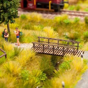 Çim Kümeleri Açık ve Koyu Yeşil 6 mm. 36 Adet Diorama Malzemesi, Noch 7125