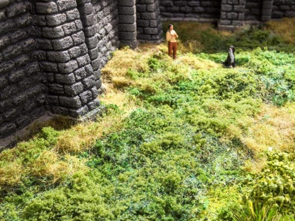 Folyaj Koyu Yeşil 20x23 cm. Diorama Malzemesi, Noch 7271 - Görsel 2