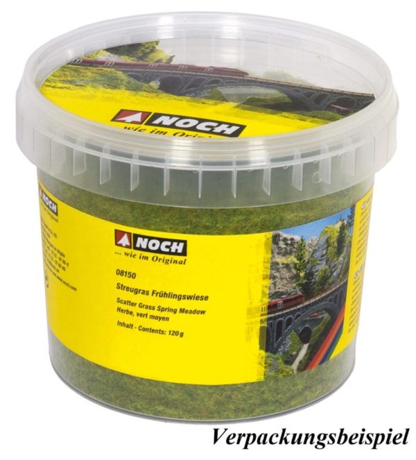 Serpme Çim Orman Zemini 2.5 mm 120 Gram Diorama Malzemesi, Noch 8157 - Görsel 3