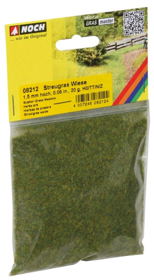 Serpme Kısa Çim Yaz Çayırı 1.5 mm 20 Gram Diorama Malzemesi, Noch 8212 - Görsel 2