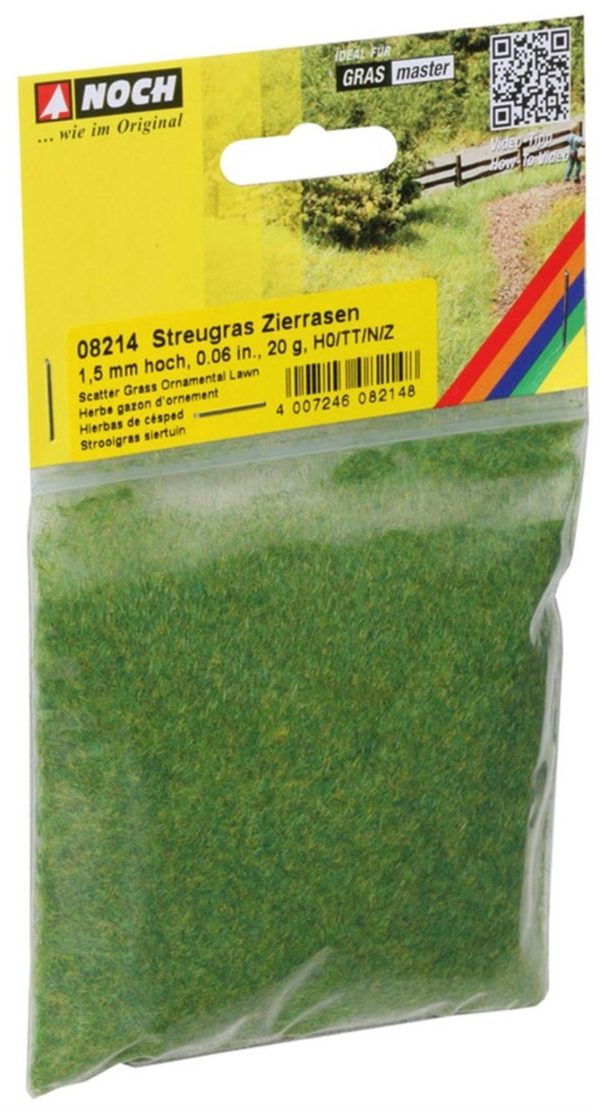Serpme Kısa Çim Süs Çimi 1.5 mm 20 Gram Diorama Malzemesi, Noch 8214 - Görsel 2