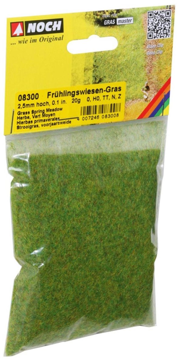 Serpme Çim Bahar Çayırı 2.5 mm 20 Gram Diorama Malzemesi, Noch 8300 - Görsel 2