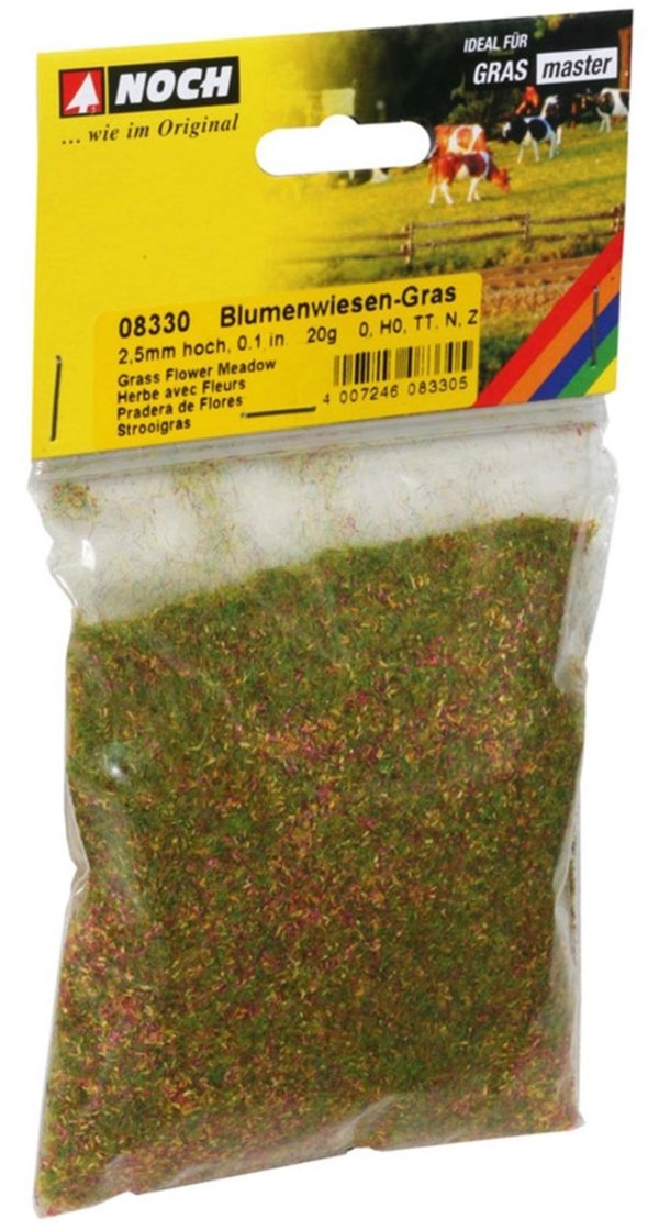 Serpme Çim Çiçekli 2.5 mm 20 Gram Diorama Malzemesi, Noch 8330 - Görsel 2