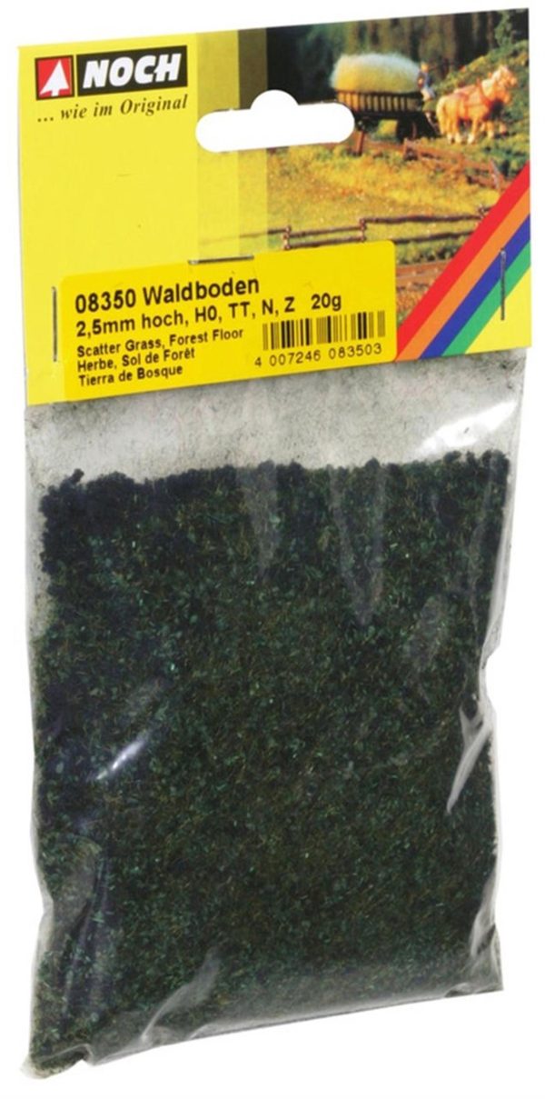 Serpme Çim Orman Zemini 2.5 mm 20 Gram Diorama Malzemesi, Noch 8350 - Görsel 2