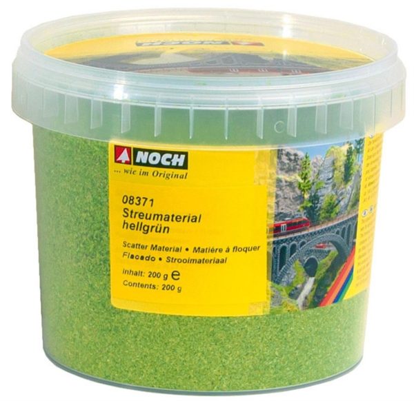 Yüzey Örtüsü Açık Yeşil 200 Gram Diorama Malzemesi, Noch 8371 - Görsel 2