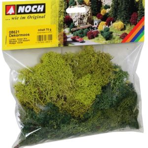 Liken Karışık Yeşil 75 Gram Diorama Malzemesi, Noch 8621