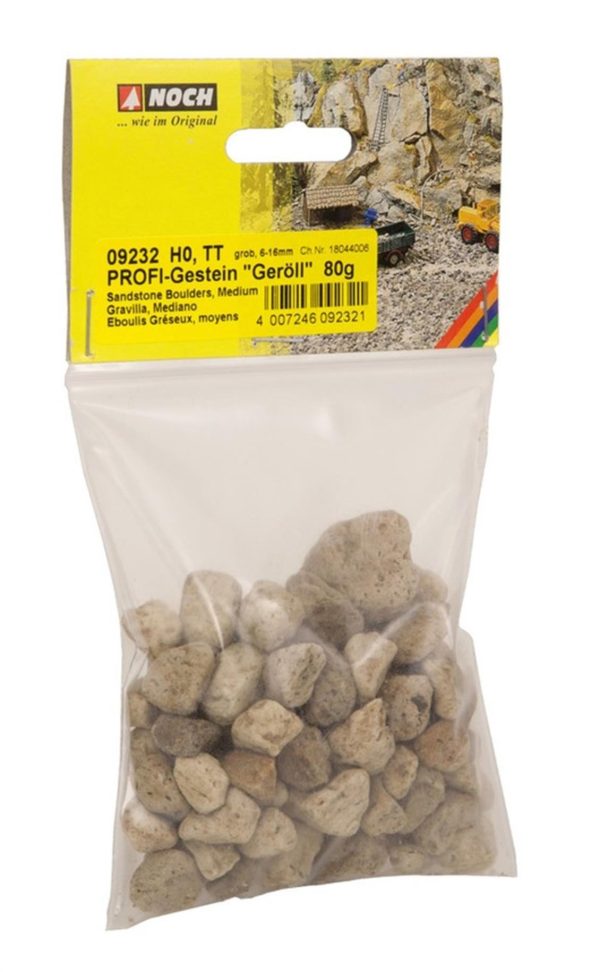 Büyük Kaya Parçaları 80 Gram Diorama Malzemesi, Noch 9232 - Görsel 2