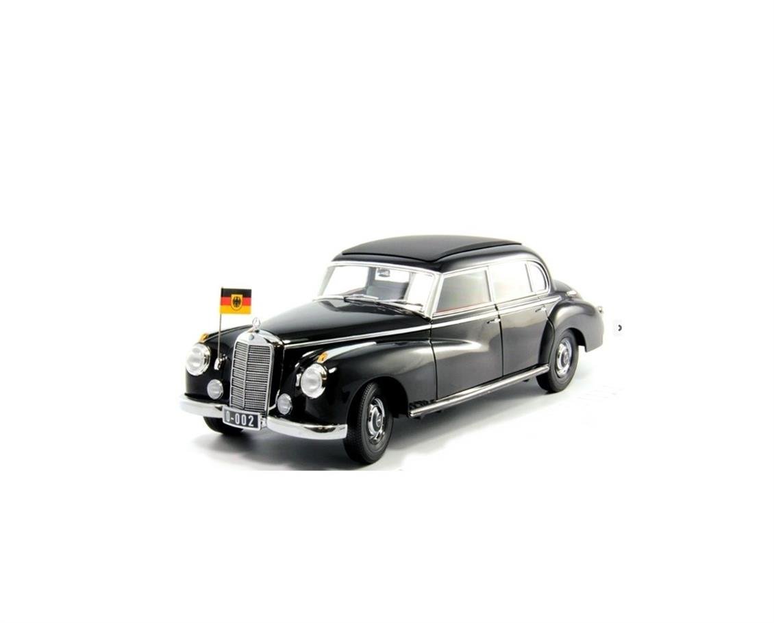 1/18 Mercedes Benz Type 300 Adenaurer 1951 Black Diecast Araba, Norev B66040614