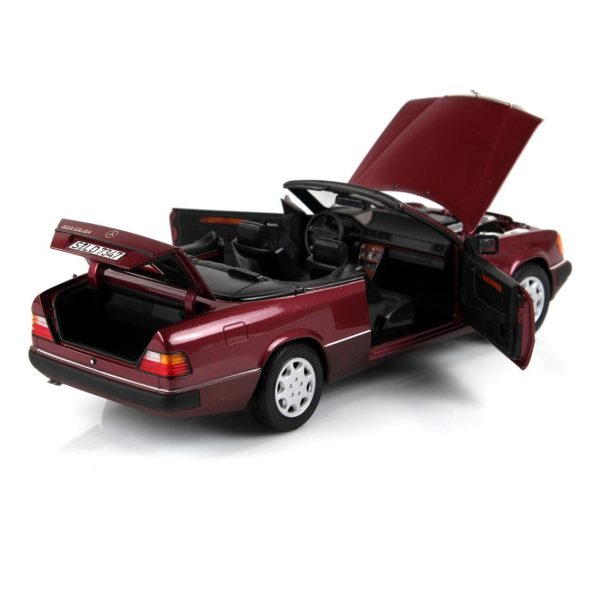 1/18 Mercedes Benz 300CE 24 Cabriolet 1992 Almand.Metalik Diecast Araba, Norev B66040616 - Görsel 4