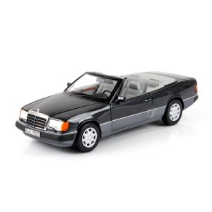 1/18 Mercedes Benz 300CE 24 Cabriolet A124 1992 Blue Black Metalik Diecast Araba, Norev B66040617
