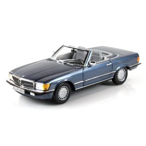 1/18 Mercedes Benz 300 SLR 107 1985 Lapis Blue Metalik Diecast Araba, Norev B66040634