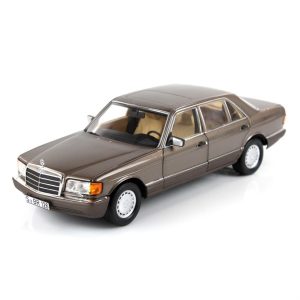 1/18 Mercedes Benz 560 SEL (W126) İmpala Brown Diecast Araba, Norev B66040646