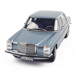 1/18 Mercedes Benz 200 (W114) 1973 Grey Blue Diecast Araba, Norev B66040666