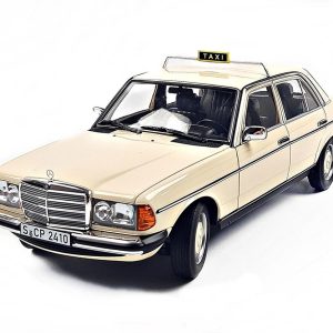 1/18 Mercedes Benz 200 (W123) Taxi 1980 IVory Diecast Araba, Norev B66040670