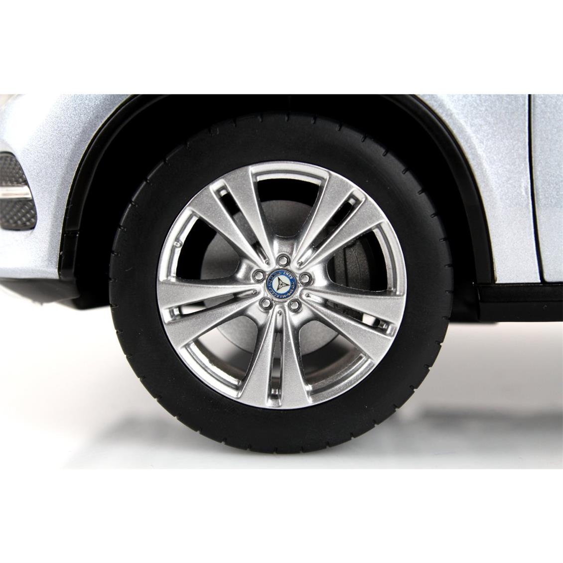 1/18 Mercedes Benz GLE Coupe 2015 Diamond Gümüş Diecast Araba, Norev B66960358 - Görsel 8