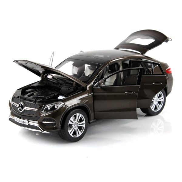 1/18 Mercedes Benz GLE Coupe 2015 Citrine Brown Diecast Araba, Norev B66960359 - Görsel 3