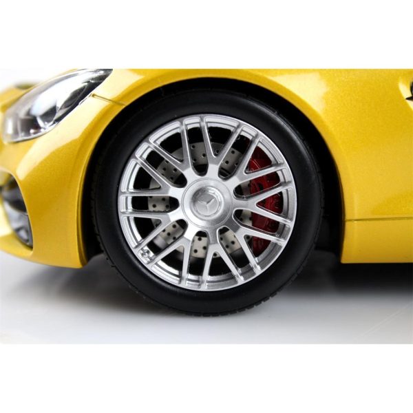 1/18 Mercedes Benz AMG GT-S (C190) 2016 Yellow Solarbeam Metalik Diecast Araba, Norev B66960410 - Görsel 8