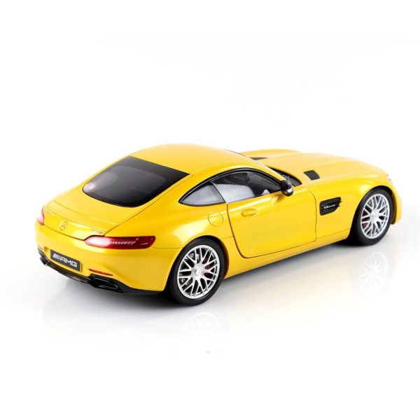 1/18 Mercedes Benz AMG GT-S (C190) 2016 Yellow Solarbeam Metalik Diecast Araba, Norev B66960410 - Görsel 2