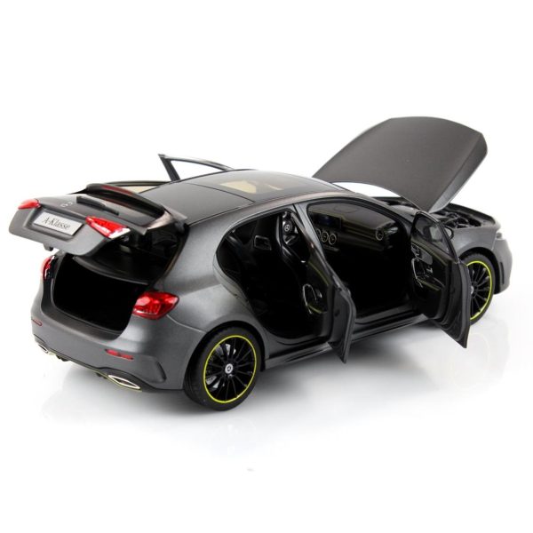 1/18 Mercedes Benz A Class (W177) 2018 Mountain Grey Magno Diecast Araba, Norev B66960428 - Görsel 4