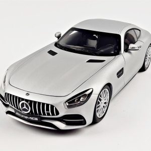 1/18  Mercedes Benz GT S AMG V8 Biturbo (C190) 2019 Iridium Gümüş Diecast Araba, Norev B66960485