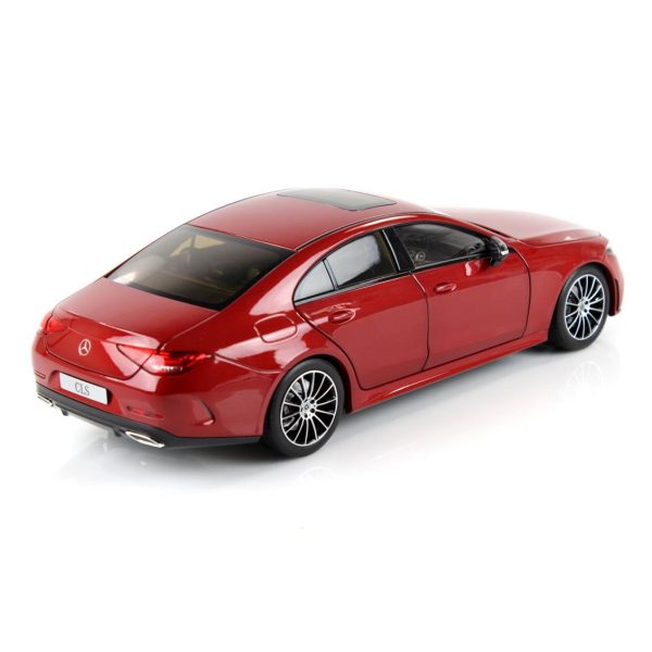 1/18 Mercedes Benz CLS Coupe (C257) 2018 Hyacinth Red Metalik Diecast Araba, Norev B66960545 - Görsel 2