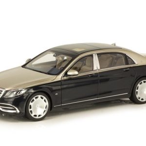 1/18 Mercedes Benz Maybach S650 (X222) 2020 Aragonite Gümüş Blue Metalik Diecast Araba Mode, Norev B66960615