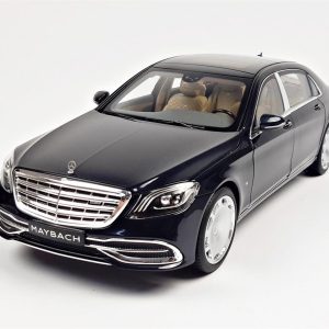 1/18 Mercedes Benz S Class S650 Cabriolet Maybach (X222) 2020 Magnetite Black Diecast Araba M, Norev B66960616