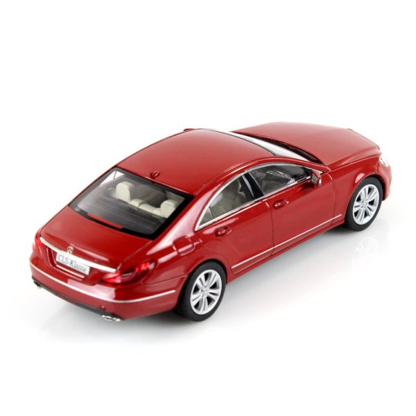 1/43 Mercedes Benz CLS 2014 Hyacinth Red Metalik Diecast Araba, Norev B66961936 - Görsel 2