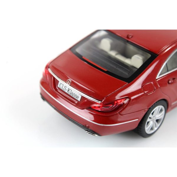 1/43 Mercedes Benz CLS 2014 Hyacinth Red Metalik Diecast Araba, Norev B66961936 - Görsel 4