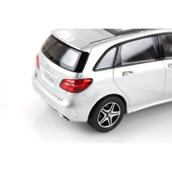 1/43 Mercedes Benz B Class AMG 2012 Polar Gümüş Diecast Araba, Norev B66962306 - Görsel 4