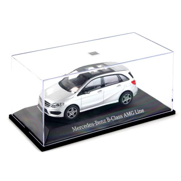 1/43 Mercedes Benz B Class AMG 2012 Polar Gümüş Diecast Araba, Norev B66962306 - Görsel 7