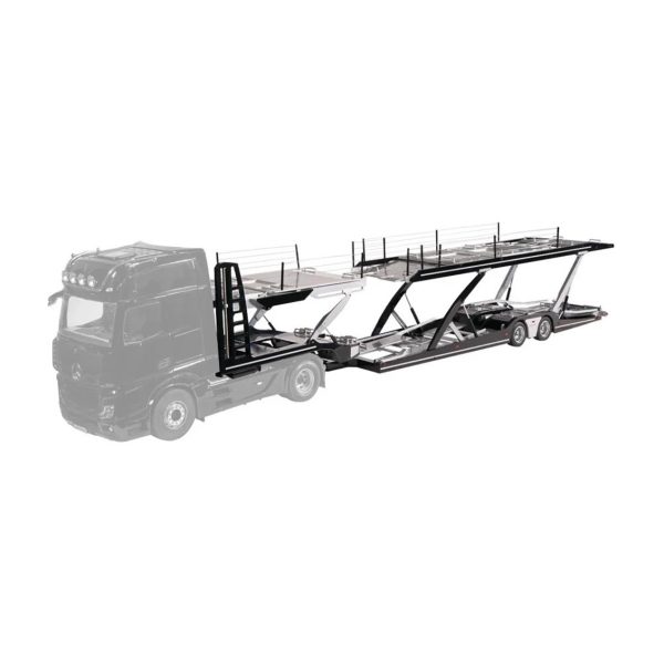 1/18 LOHR 6 lı Araç Taşıma Dorsesi Siyah Diecast Model, NZG 971 - Görsel 3
