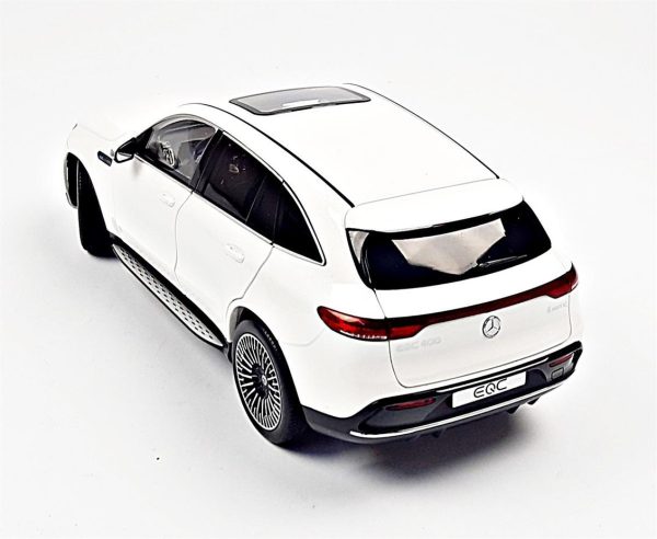 1/18 Mercedes Benz (N293) EQC 4Matic 2019 Diamond White Diecast Araba, NZG B66963756 - Görsel 4