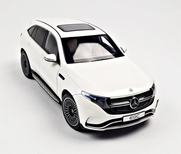 1/18 Mercedes Benz (N293) EQC 4Matic 2019 Diamond White Diecast Araba, NZG B66963756 - Görsel 2