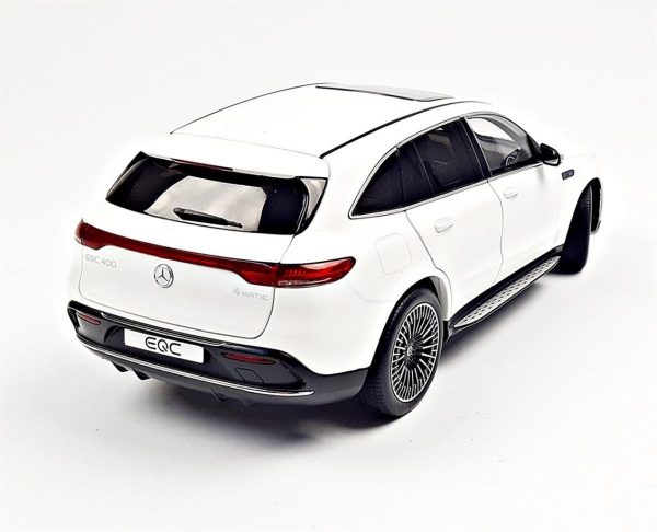 1/18 Mercedes Benz (N293) EQC 4Matic 2019 Diamond White Diecast Araba, NZG B66963756 - Görsel 3