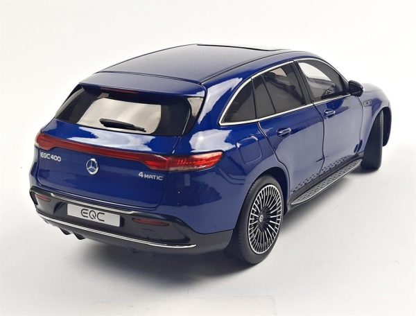 1/18 Mercedes Benz (N293) EQC 400 4Matic 2019 Blue Metalik Diecast Araba, NZG B66963757 - Görsel 4
