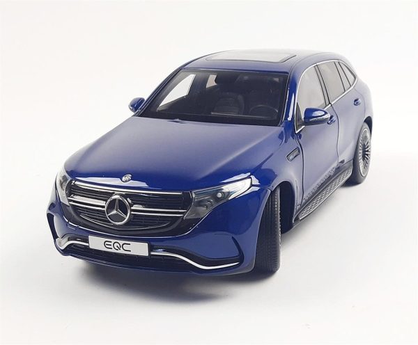 1/18 Mercedes Benz (N293) EQC 400 4Matic 2019 Blue Metalik Diecast Araba, NZG B66963757 - Görsel 2