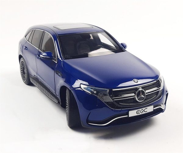 1/18 Mercedes Benz (N293) EQC 400 4Matic 2019 Blue Metalik Diecast Araba, NZG B66963757