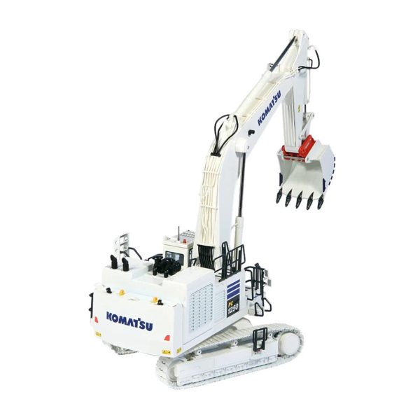 1/50 KOMATSU PC1250 Ekscavatör (Beyaz) Diecast Model, NZG BK9992001 - Görsel 2