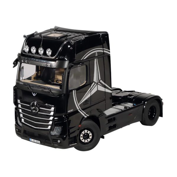 1/18 Mercedes-Benz ACTROS GigaSpace(Mirror Cam) Siyah MB Dekorlu Diecast Model, NZG LM10240051 - Görsel 2